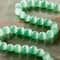 12 Pack: Aqua Cat Eye Glass Round Beads, 8mm by Bead Landing™